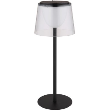 Globo - Candeeiro de mesa para exterior LED tátil e regulável  LED/1,8W/5V IP44 1800 mAh preto/transparente
