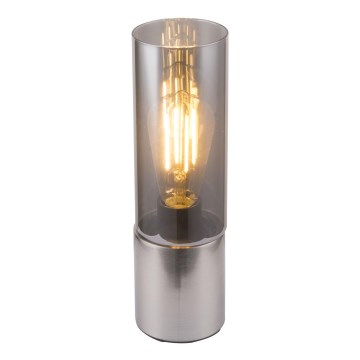 Globo - Candeeiro de mesa táctil 1xE27/25W/230V diâmetro 9 cm cromado mate