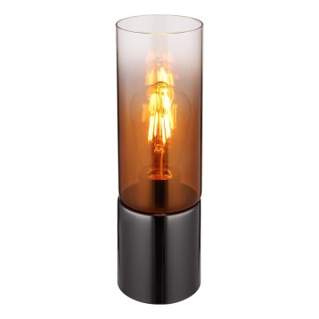 Globo - Candeeiro de mesa táctil 1xE27/25W/230V diâmetro 9 cm preto/cobre