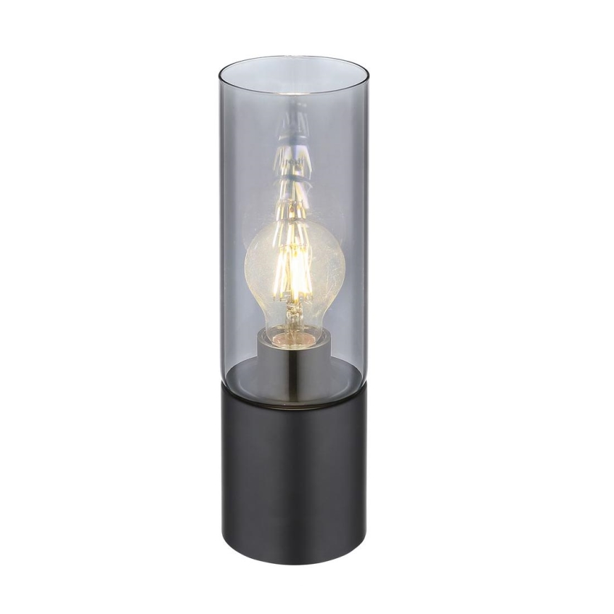 Globo - Candeeiro de mesa táctil 1xE27/25W/230V diâmetro 9 cm preto