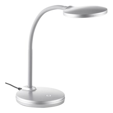 Globo - Candeeiro de mesa táctil LED com regulação LED/4W/230V prateado