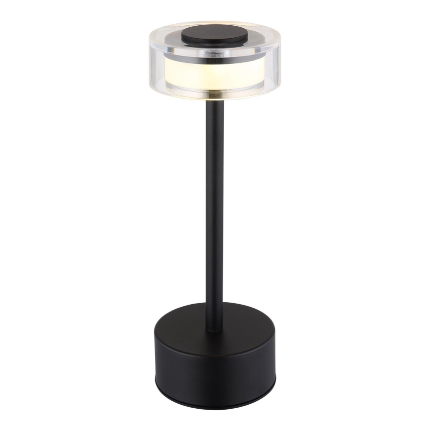 Globo - Candeeiro de mesa tátil LED com regulação LED/2,5W/3,7V 2700/4000/6500K 1800mAh preto