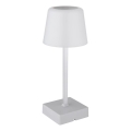 Globo - Candeeiro de mesa tátil LED com regulação LED/2W/5V 3000/4500/6500K 800 mAh prateado