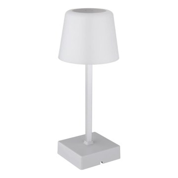 Globo - Candeeiro de mesa tátil LED com regulação LED/2W/5V 3000/4500/6500K 800 mAh prateado