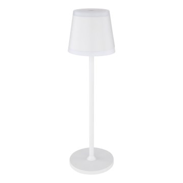 Globo - Candeeiro de mesa tátil LED com regulação LED/4,6W/230V 1800 mAh USB IP54 branco