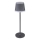 Globo - Candeeiro de mesa tátil LED com regulação LED/4,6W/3,7V 3000K 1800mAh cinzento IP54