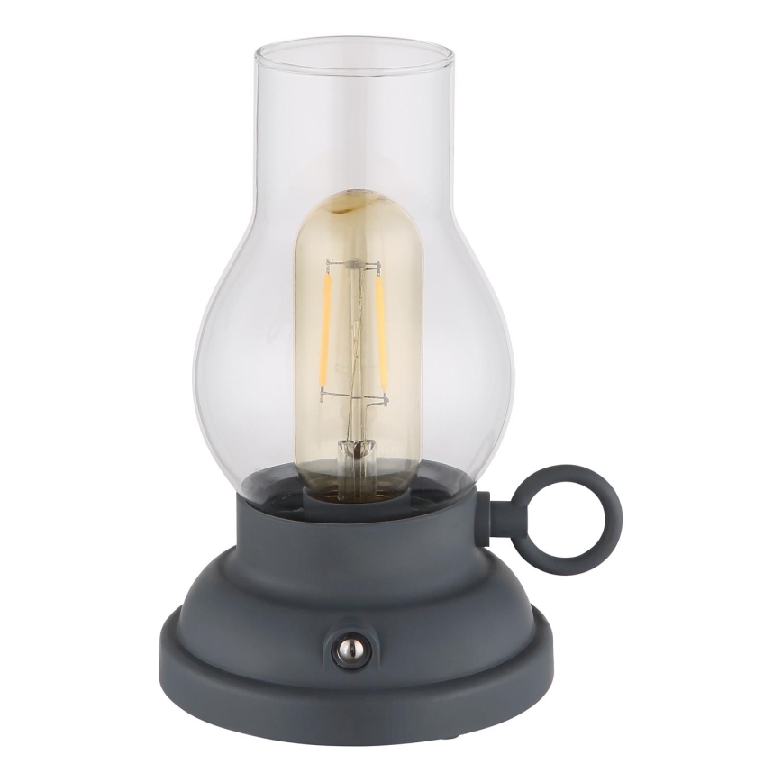 Globo - Candeeiro de mesa tátil LED flexível com regulação LED/1W/3,7V 1200 mAh antracite
