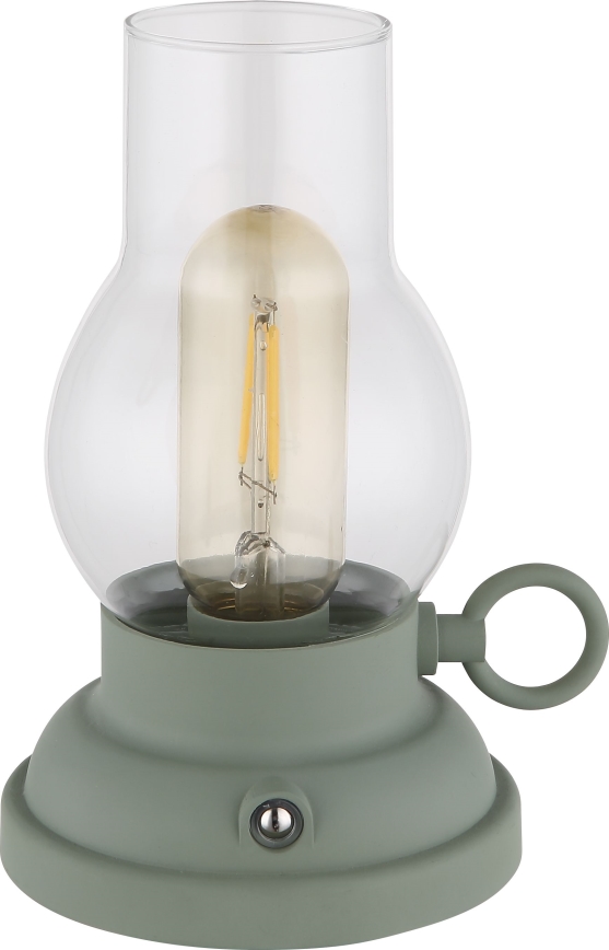 Globo - Candeeiro de mesa tátil LED flexível com regulação LED/1W/3,7V 1200 mAh verde