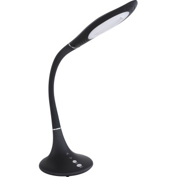 Globo - Candeeiro de mesa tátil LED flexível com regulação LED/9W/230V 3000/4500/6500K preto