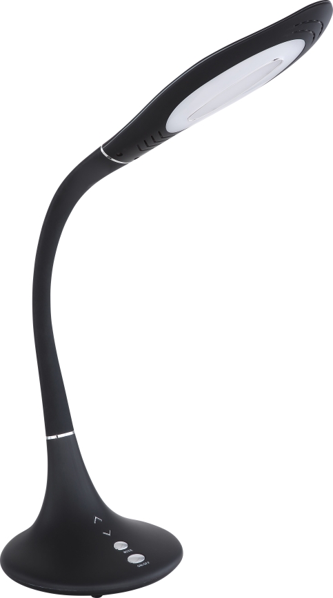 Globo - Candeeiro de mesa tátil LED flexível com regulação LED/9W/230V 3000/4500/6500K preto