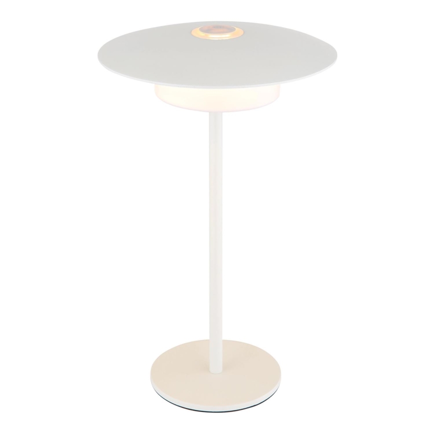 Globo - Candeeiro de mesa tátil LED para exterior LED/3W/3,7V 1800/2700/3000K IP44 1800 mAh branco