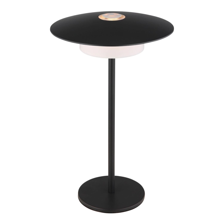Globo - Candeeiro de mesa tátil LED para exterior LED/3W/3,7V 1800/2700/3000K IP44 1800 mAh preto