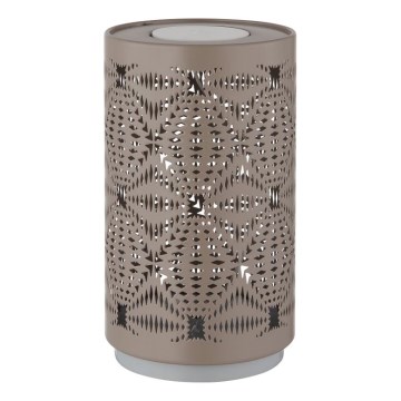 Globo - Candeeiro de mesa tátil LED RGB LED/1W/5V 500 mAh castanho