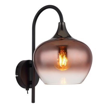 Globo - Candeeiro de parede 1xE27/40W/230V cobre