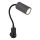 Globo - Candeeiro de parede com tomada 1xGU10/35W/230V preto