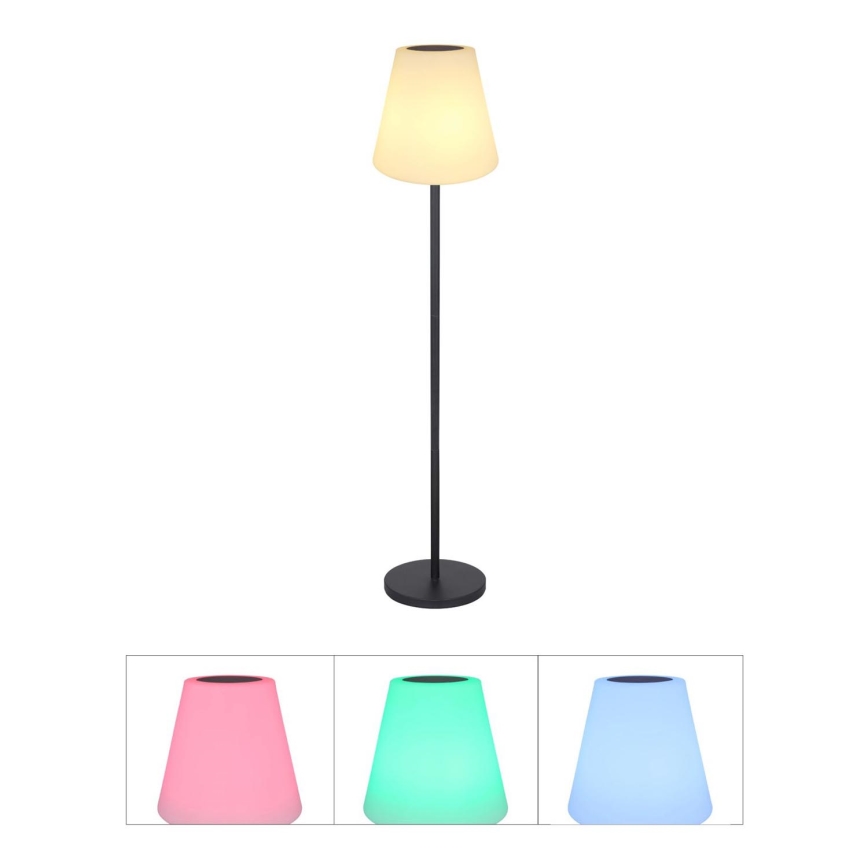 Globo - Candeeiro de pé LED RGB solar tátil LED/0,1W/3V IP44 + comando