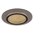 Globo - Candeeiro de tecto LED LED/24W/230V 3000/4000/6500K Ø 35 cm preto