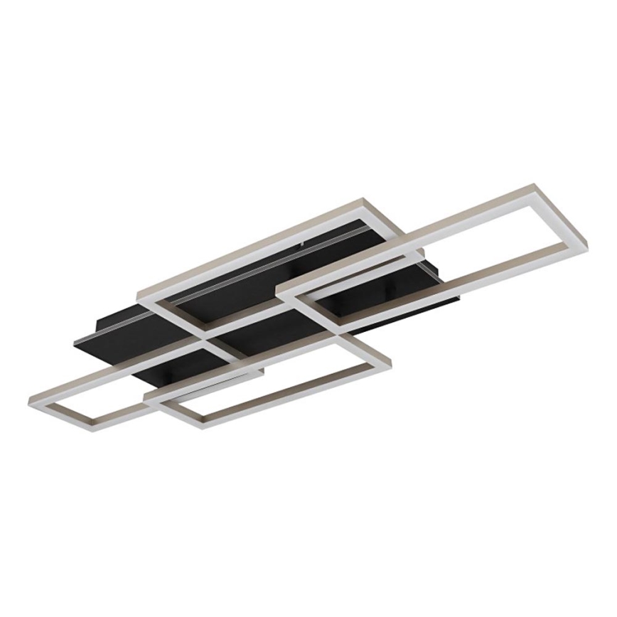 Globo - Candeeiro de teto LED dimerizável LED/40W/230V 2700-6500K 32,5x87,5 cm preto + controlo remoto