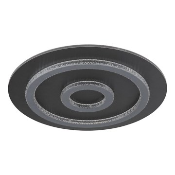 Globo - Candeeiro de teto LED dimerizável LED/40W/230V 3000-6500K Ø 45 cm antracite + controlo remoto