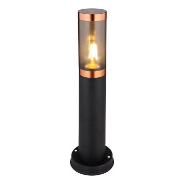 Globo - Candeeiro exterior 1xE27/23W/230V IP44 45 cm preto/cobre