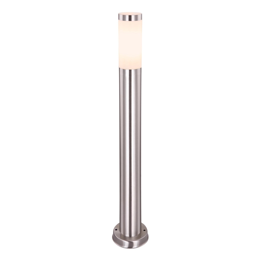 Globo - Candeeiro exterior 1xE27/23W/230V IP44 80 cm cromado brilhante