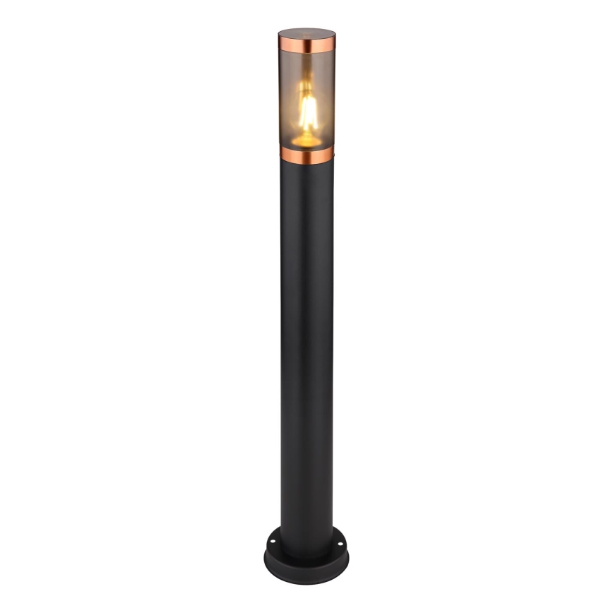 Globo - Candeeiro exterior 1xE27/23W/230V IP44 80 cm preto/cobre