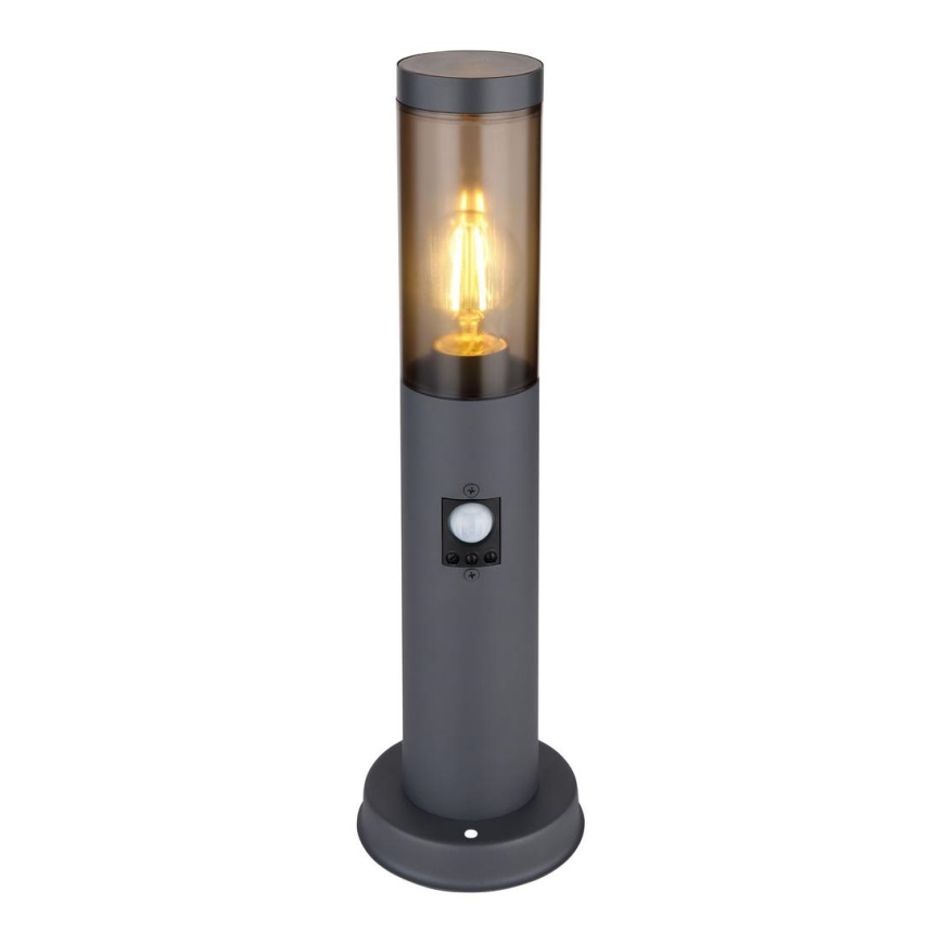 Globo - Candeeiro exterior com sensor 1xE27/15W/230V 45 cm IP44