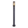 Globo - Candeeiro exterior com sensor 1xE27/15W/230V IP44 110 cm preto