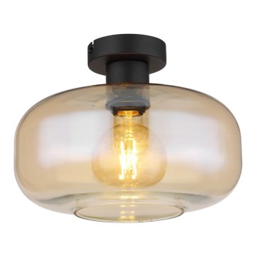 Globo - Candeeiro integrado 1xE27/40W/230V diâmetro 28 cm transparente