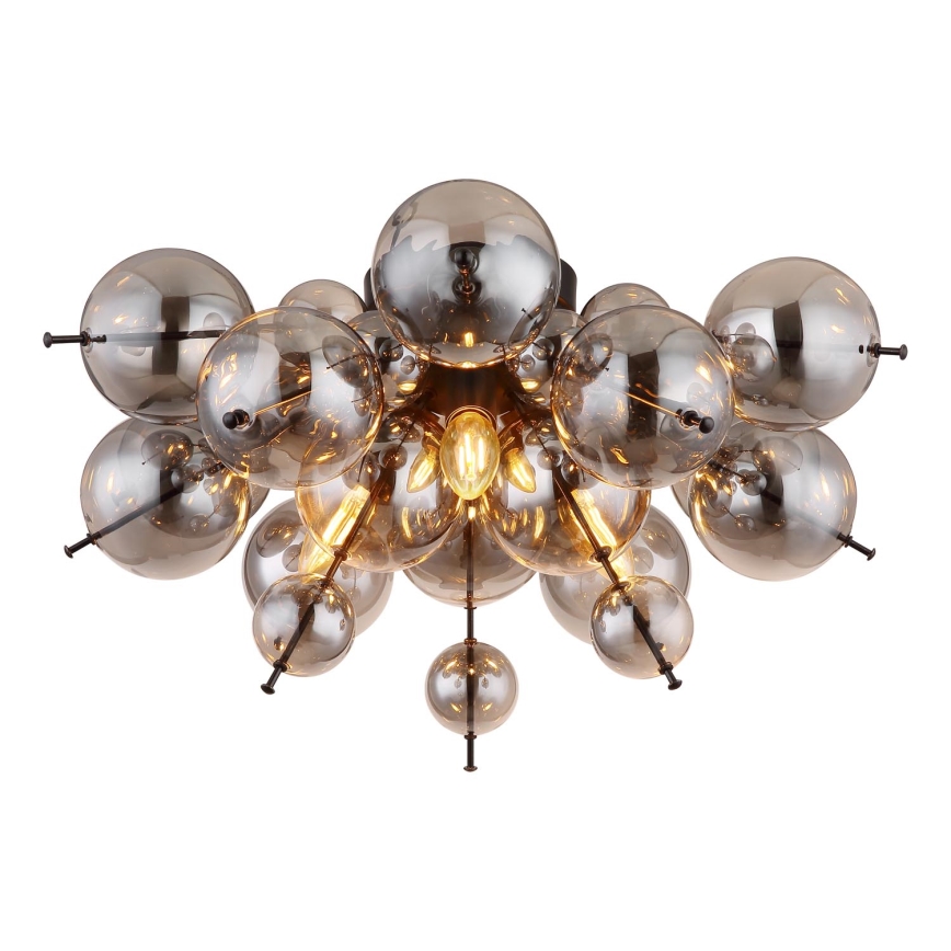 Globo - Candeeiro integrado 3xE14/25W/230V diâmetro 55 cm preto