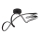 Globo - Candeeiro  integrado LED LED/30W/230V preto