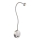 Globo - Candeeiro pequeno LED flexível LED/3W/230V cromado brilhante