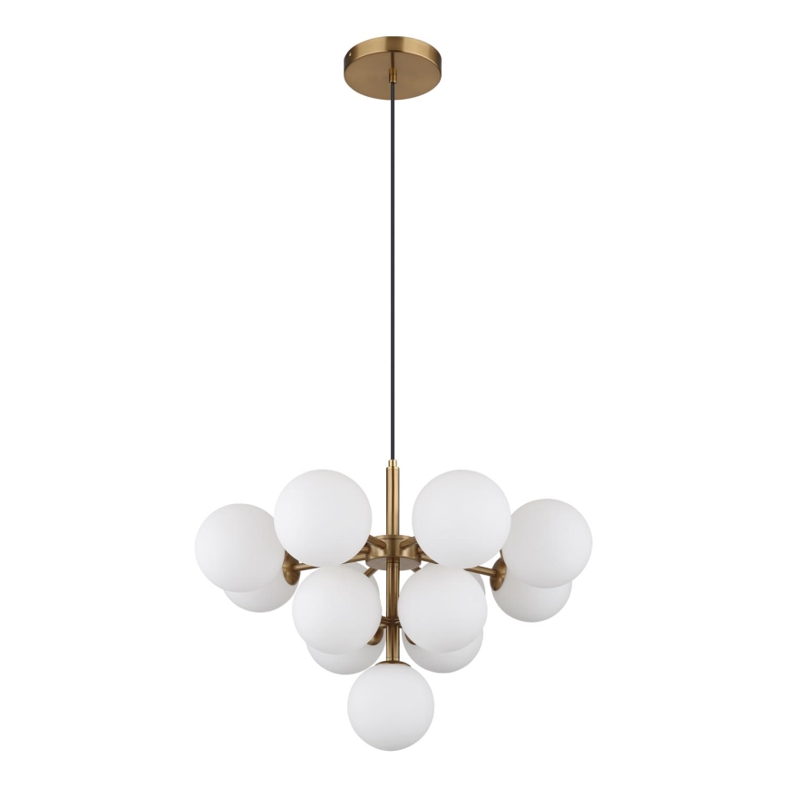 Globo - Candeeiro suspenso 13xG9/5W/230V diâmetro 56 cm dourado