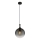 Globo - Candeeiro suspenso 1xE27/10W/230V diâmetro 25 cm preto