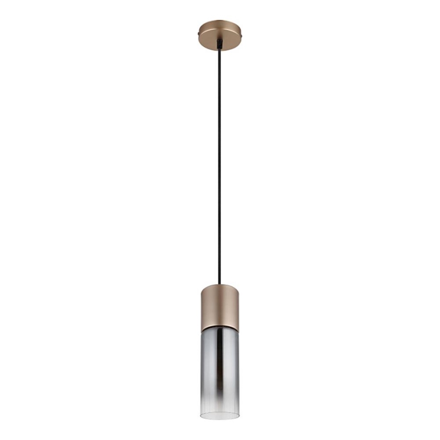 Globo - Candeeiro suspenso 1xE27/25W/230V bronze diâmetro 10 cm