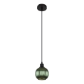 Globo - Candeeiro suspenso 1xE27/25W/230V diâmetro 15 cm verde
