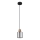 Globo - Candeeiro suspenso 1xE27/25W/230V preto diâmetro 12 cm