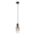 Globo - Candeeiro suspenso 1xE27/40W/230V diâmetro 12,5 cm preto