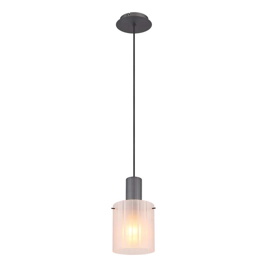 Globo - Candeeiro suspenso 1xE27/40W/230V diâmetro 18 cm branco