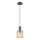 Globo - Candeeiro suspenso 1xE27/40W/230V diâmetro 18 cm castanho