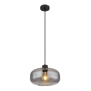Globo - Candeeiro suspenso 1xE27/40W/230V diâmetro 28 cm cinzento