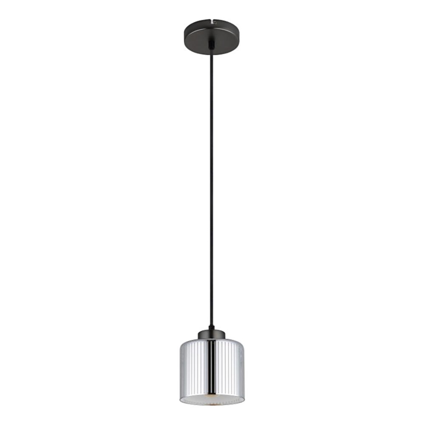 Globo - Candeeiro suspenso 1xE27/60W/230V cromado brilhante diâmetro 14 cm