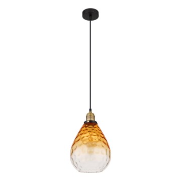 Globo - Candeeiro suspenso 1xE27/60W/230V diâmetro 21 cm laranja
