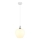 Globo - Candeeiro suspenso 1xE27/60W/230V diâmetro 24 cm branco
