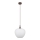 Globo - Candeeiro suspenso 1xE27/60W/230V diâmetro 29 cm branco/castanho