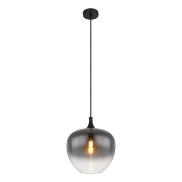 Globo - Candeeiro suspenso 1xE27/60W/230V diâmetro 29 cm preto