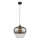 Globo - Candeeiro suspenso 1xE27/60W/230V diâmetro 40 cm preto