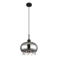 Globo - Candeeiro suspenso 1xE27/9W/230V diâmetro 28 cm preto