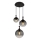 Globo - Candeeiro suspenso 3xE27/10W/230V diâmetro 48 cm preto