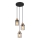 Globo - Candeeiro suspenso 3xE27/15W/230V diâmetro 27 cm carvalho